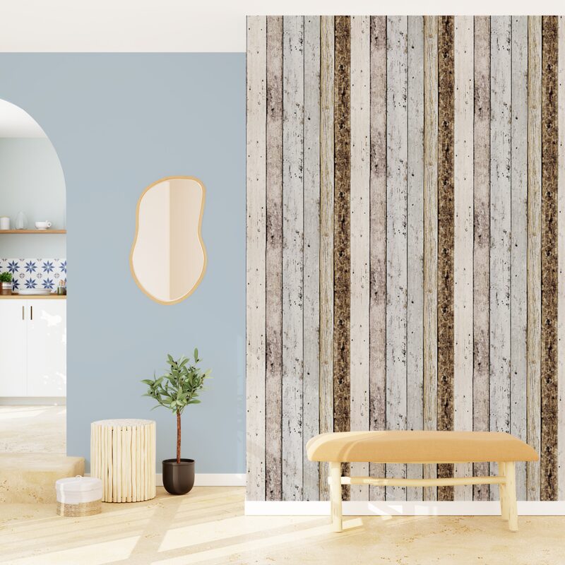 Papier peint intissé COLOURWOOD coloris bois