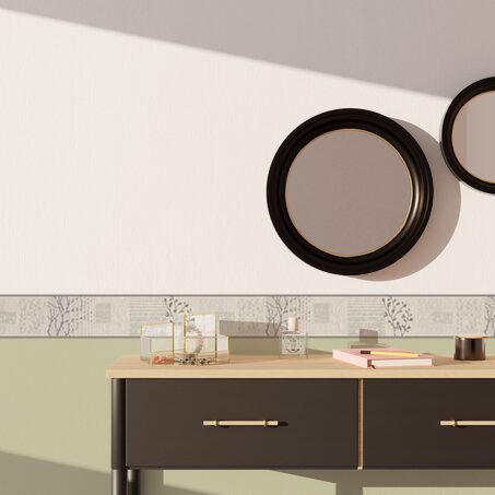Frise vinyle PURETÉ coloris blanc
