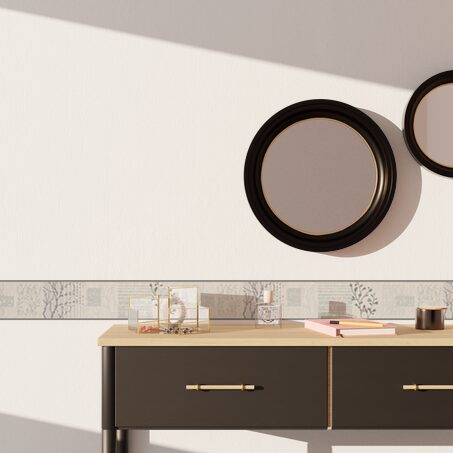 Frise vinyle PURETÉ coloris blanc