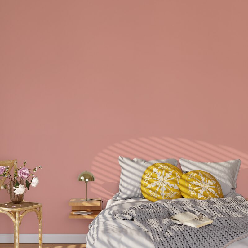 Papier peint intissé MALYA coloris rose pastel