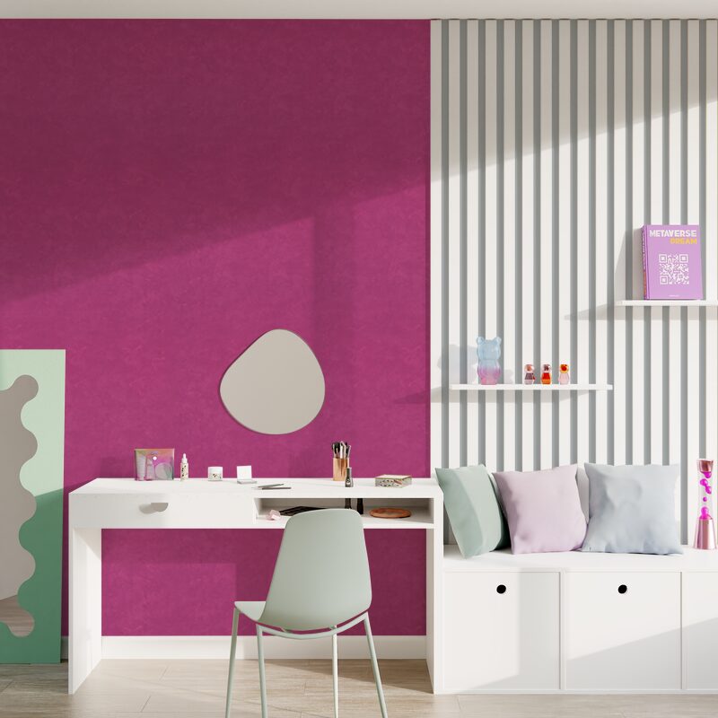 Papier peint intissé RAVENNE coloris violine