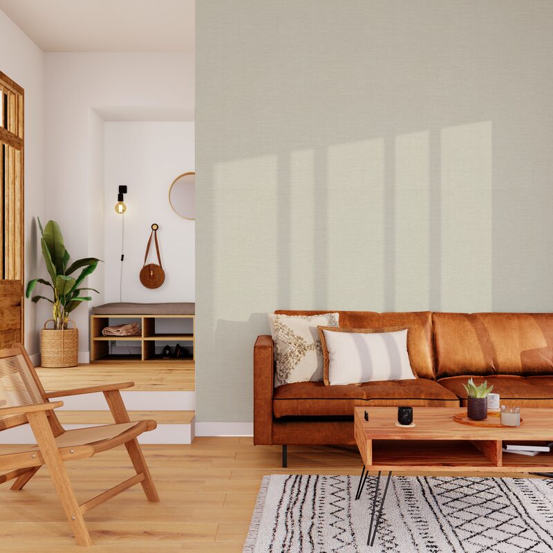 Papier peint intissé CURAÇAO coloris sable beige