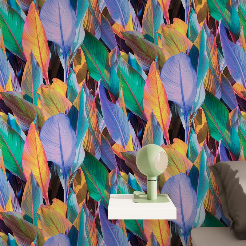 Papier peint intissé OLINDA coloris multicolore