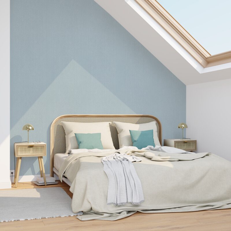 Papier peint ILLICO coloris bleu ciel