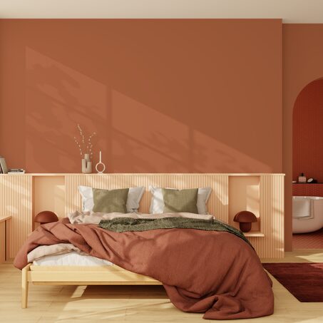 Peinture SAPHYR Alkyde orange cuivré Satiné 2,5 L