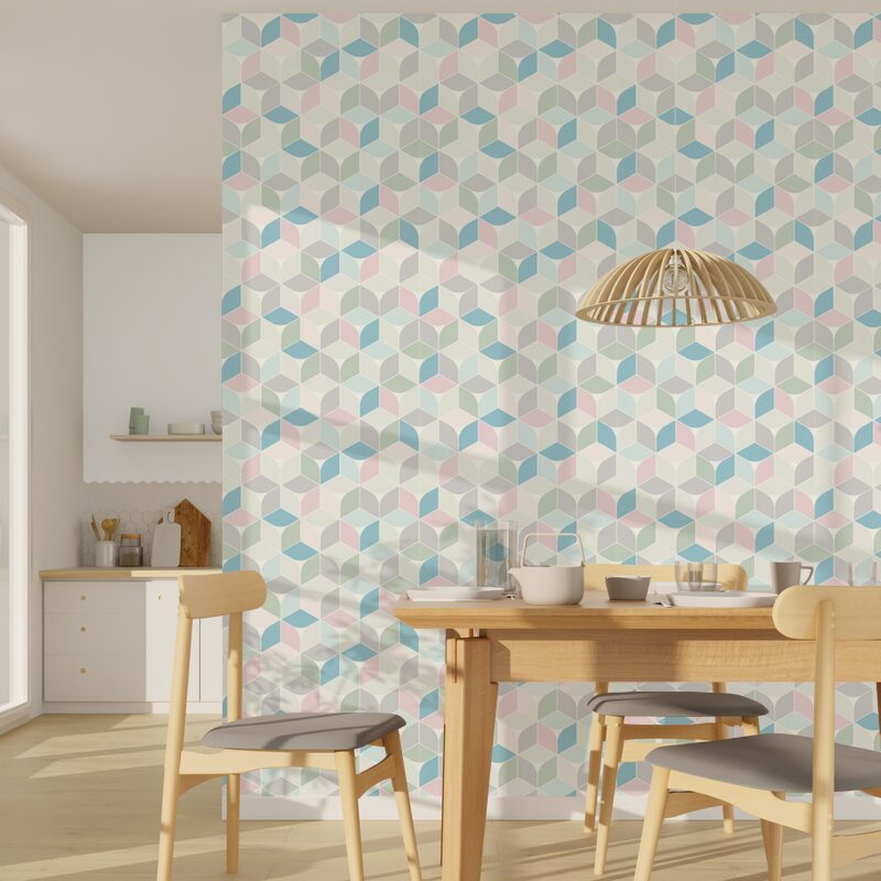 Papier peint intissé NILAKKA coloris multicolore