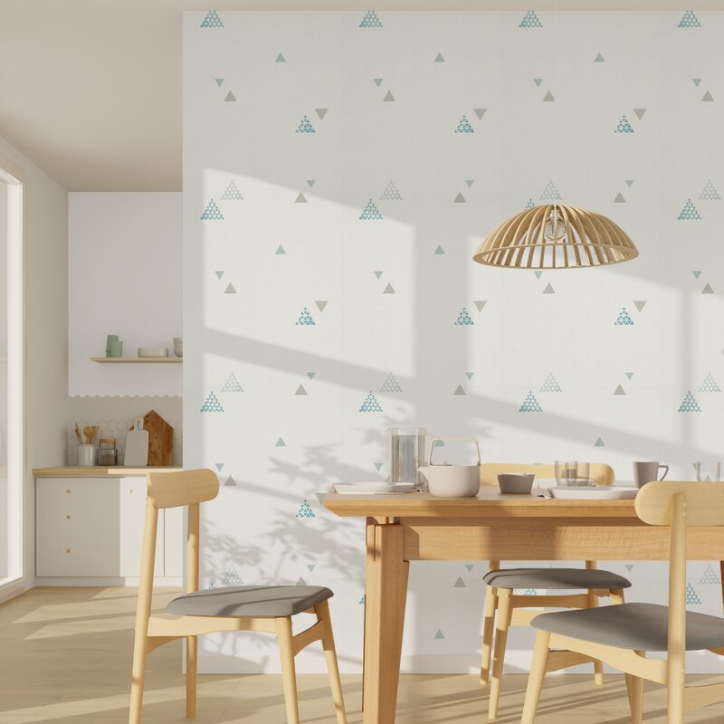 Papier peint intissé BENTJE coloris blanc