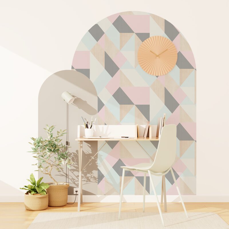 Papier peint intissé JOHAN coloris multicolore