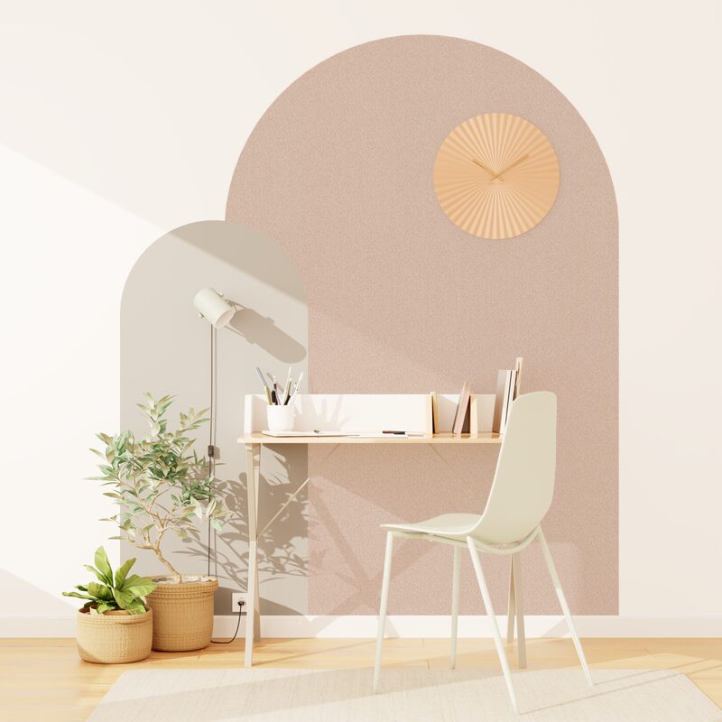 Papier peint intissé NUANCES coloris rose pâle