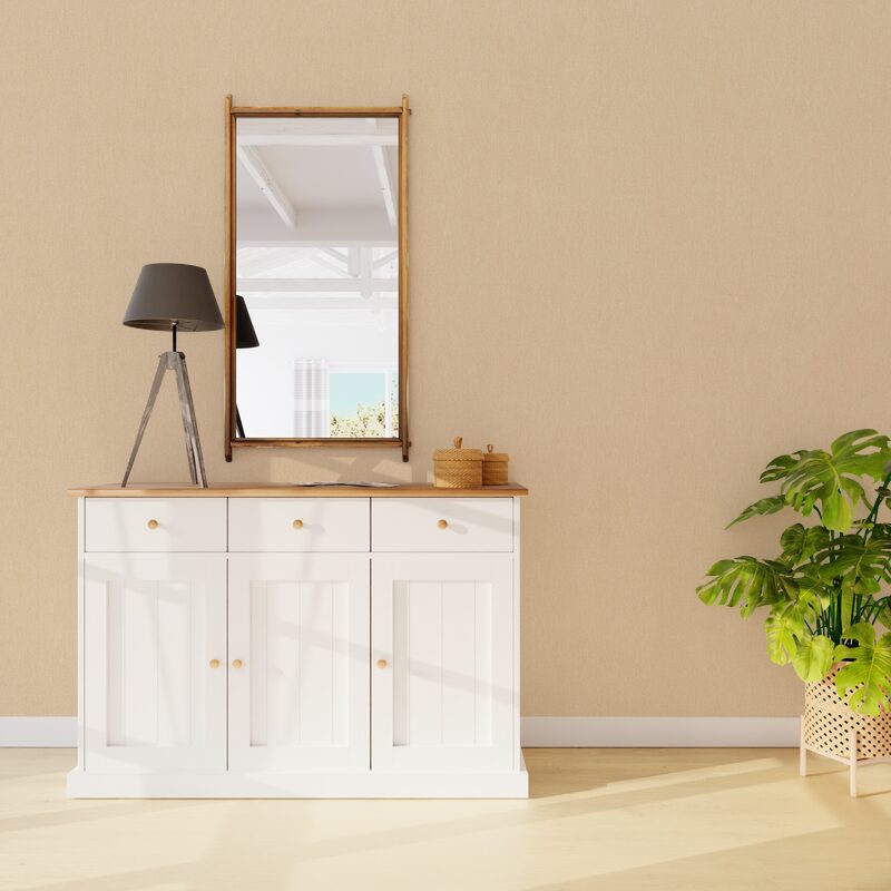Papier peint intissé MELINE coloris caramel