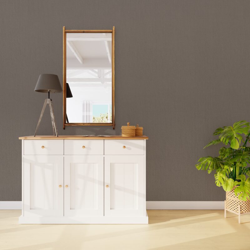 Papier peint intissé FLORENTINE coloris muscade