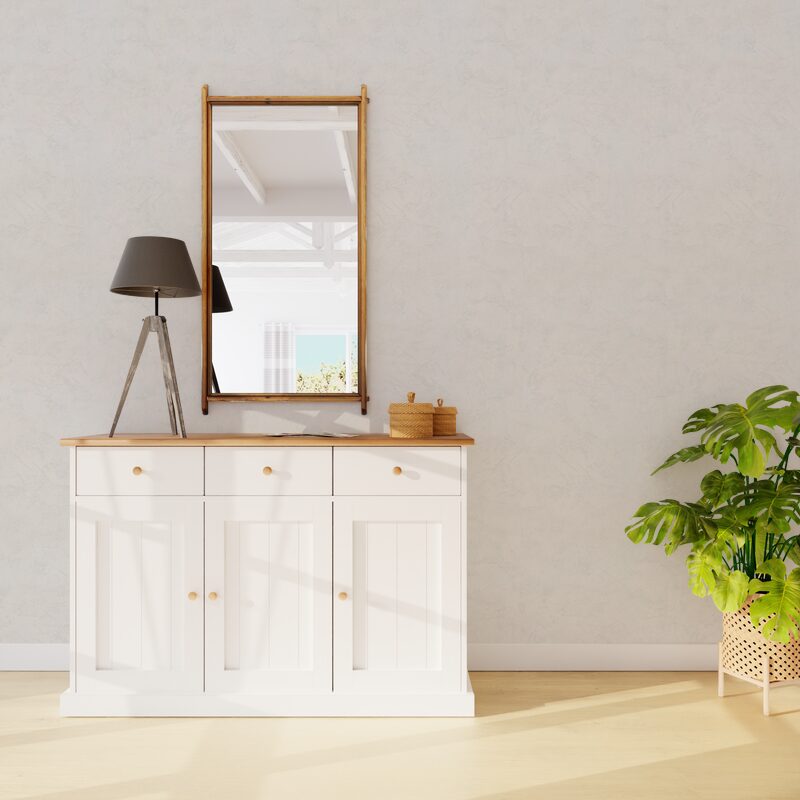 Papier peint intissé RAVENNE coloris blanc