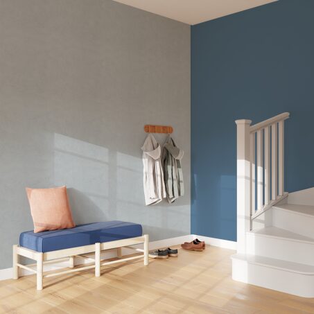 Papier peint intissé RAVENNE coloris gris fumé