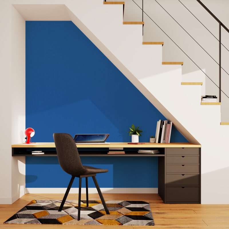 Papier peint intissé NEW INFINITY coloris bleu marine