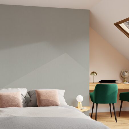 Papier peint intissé PALAZZO coloris argent