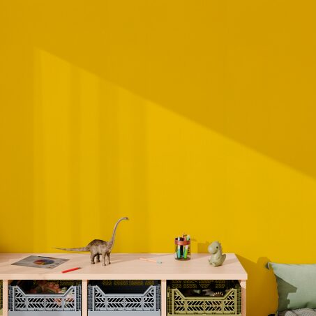Papier peint intissé NEW INFINITY coloris jaune citron