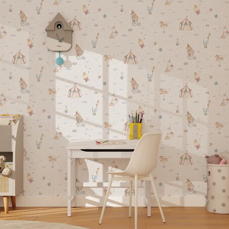 Papier peint intissé CIRCUS coloris multicolore