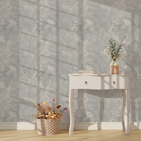 Papier peint intissé ARTIFICIO coloris gris perle