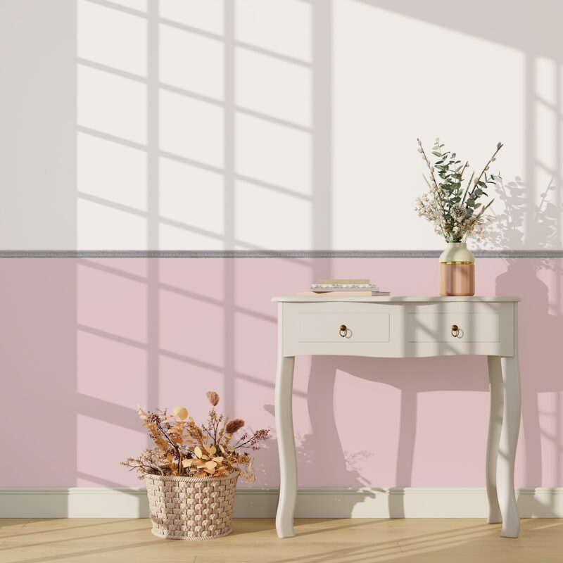 Galon vinyle SORIA coloris gris perle