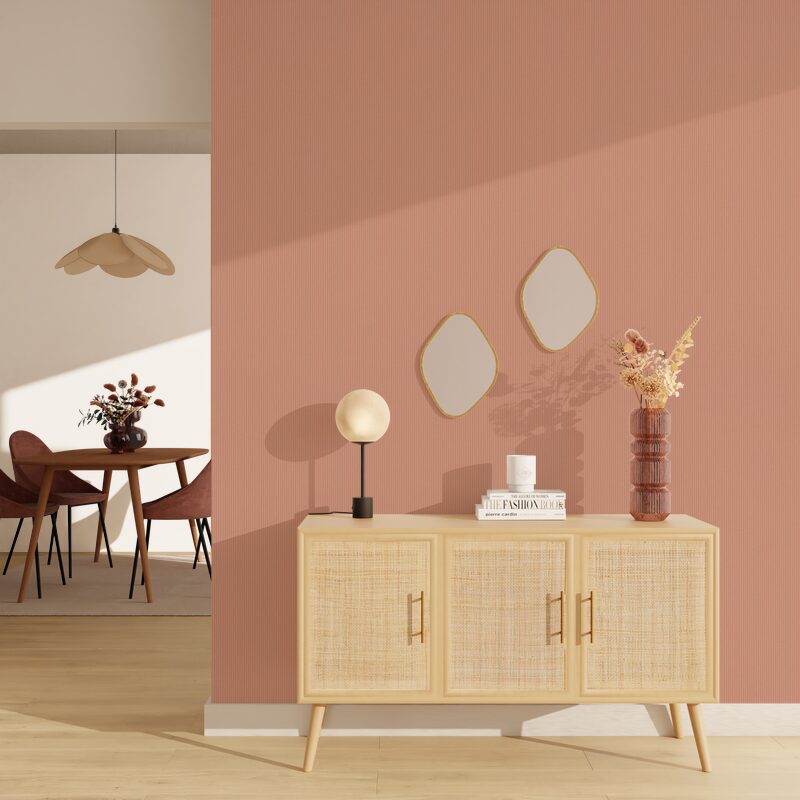 Papier peint intissé TESSA coloris rose girly