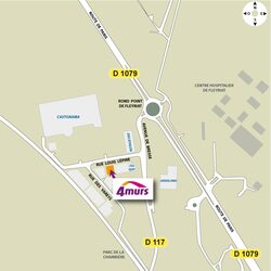 plan d'accès 4MURS Viriat - Viriat