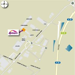 plan d'accès 4MURS Montauban - Montauban
