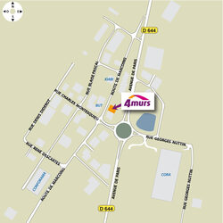 plan d'accès 4MURS Cambrai - Cambrai