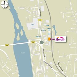 plan d'accès 4MURS Vichy - Vichy