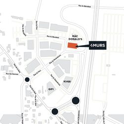 plan d'accès 4MURS Houssen - Houssen