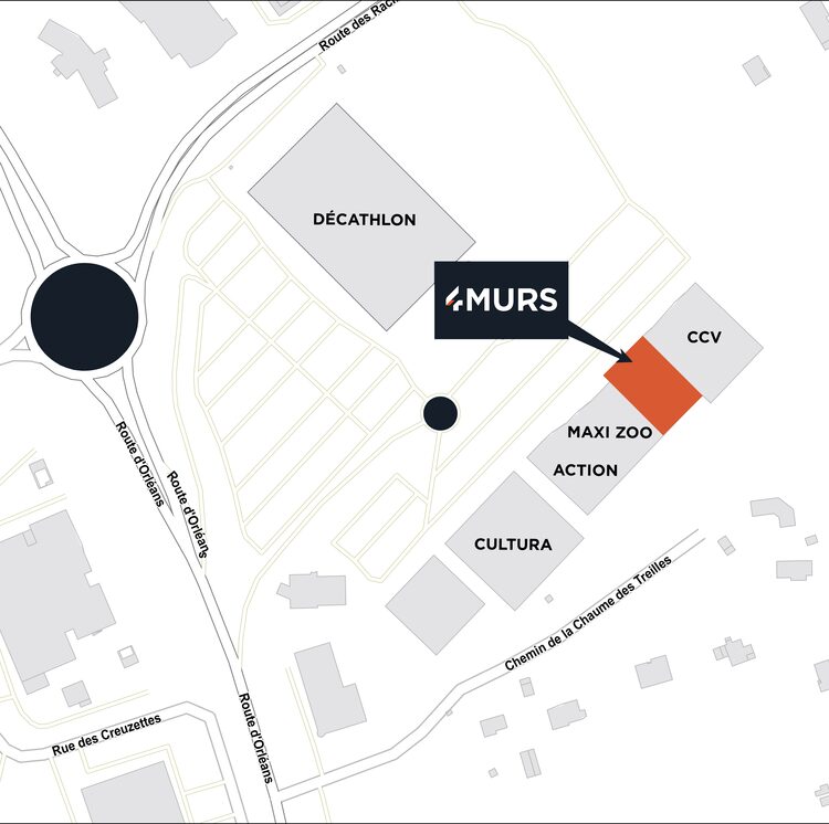 plan d'accès 4MURS Saint Doulchard