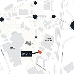 plan d'accès 4MURS Vendin Le Vieil - Vendin-le-Vieil