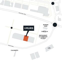 plan d'accès 4MURS Bruay La Buissière