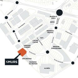 plan d'accès 4MURS Saint Parres Aux Tertres - Saint Parres aux Tertres
