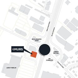 plan d'accès 4MURS Chasseneuil Du Poitou - Chasseneuil-du-Poitou