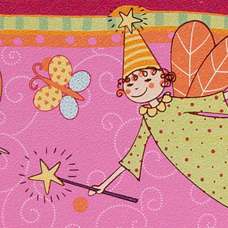 Frise LULU BELLE coloris rose bonbon