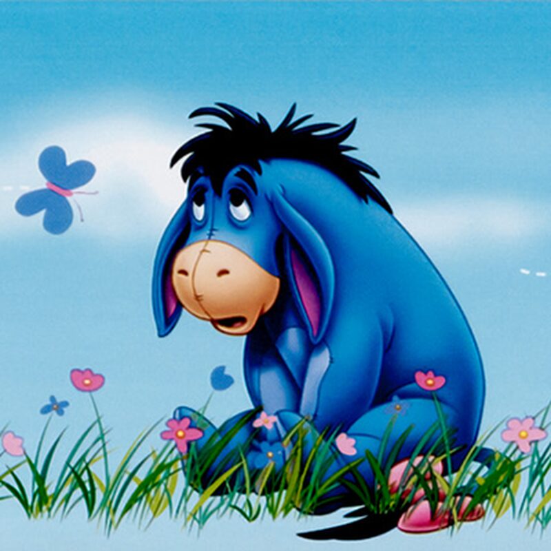 Frise vinyle WINNIE coloris bleu layette