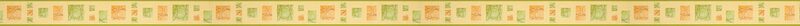 Frise GALACTIQUE coloris jaune paille