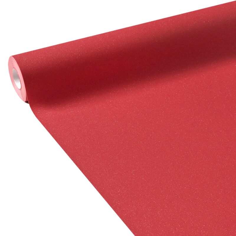 Papier peint intissé IMPRESSION coloris rouge coquelicot