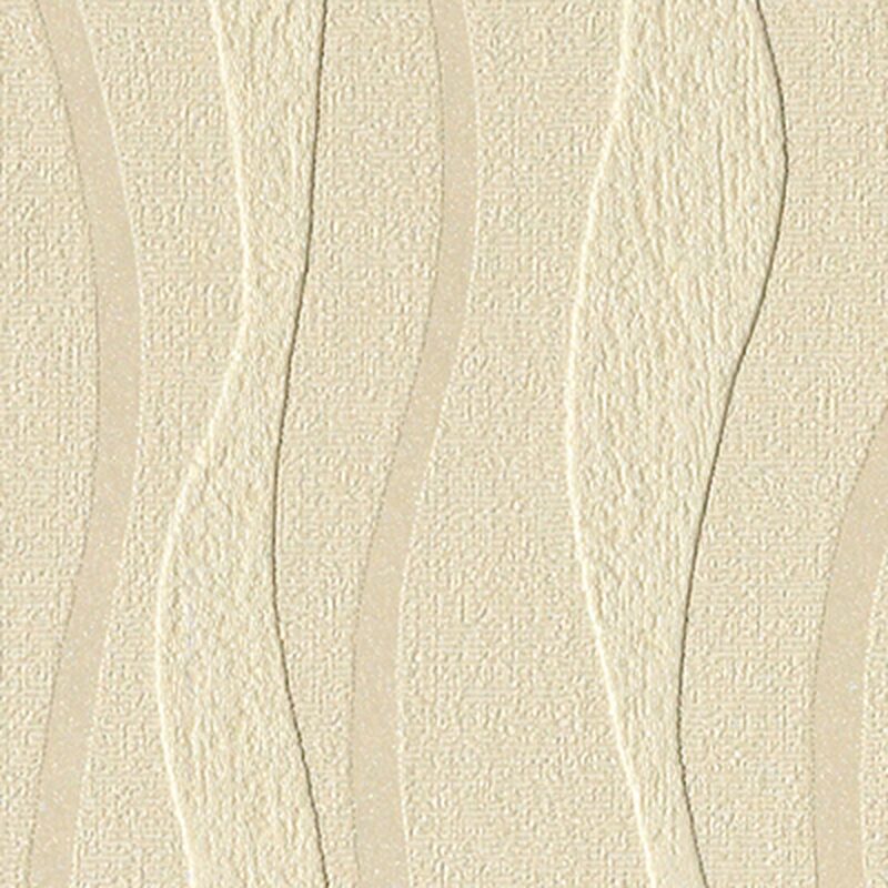 Papier peint vinyle ENTRELAC coloris sable beige