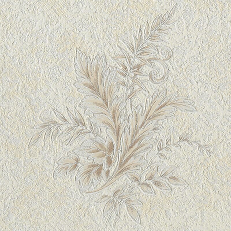 Papier peint vinyle GRAND TRIANON coloris sable beige