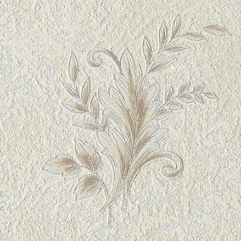 Papier peint vinyle GRAND TRIANON coloris sable beige
