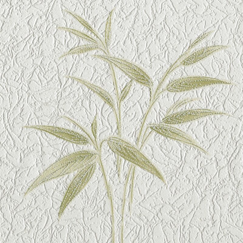 Papier peint intissé ANTHALYA coloris vert olive