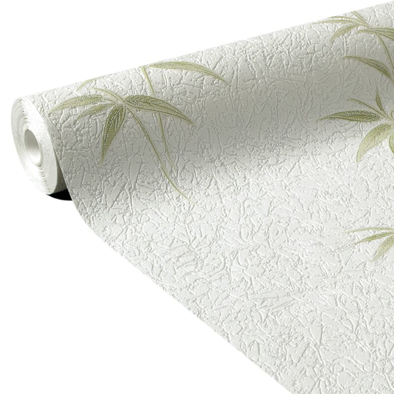 Papier peint intissé ANTHALYA coloris vert olive