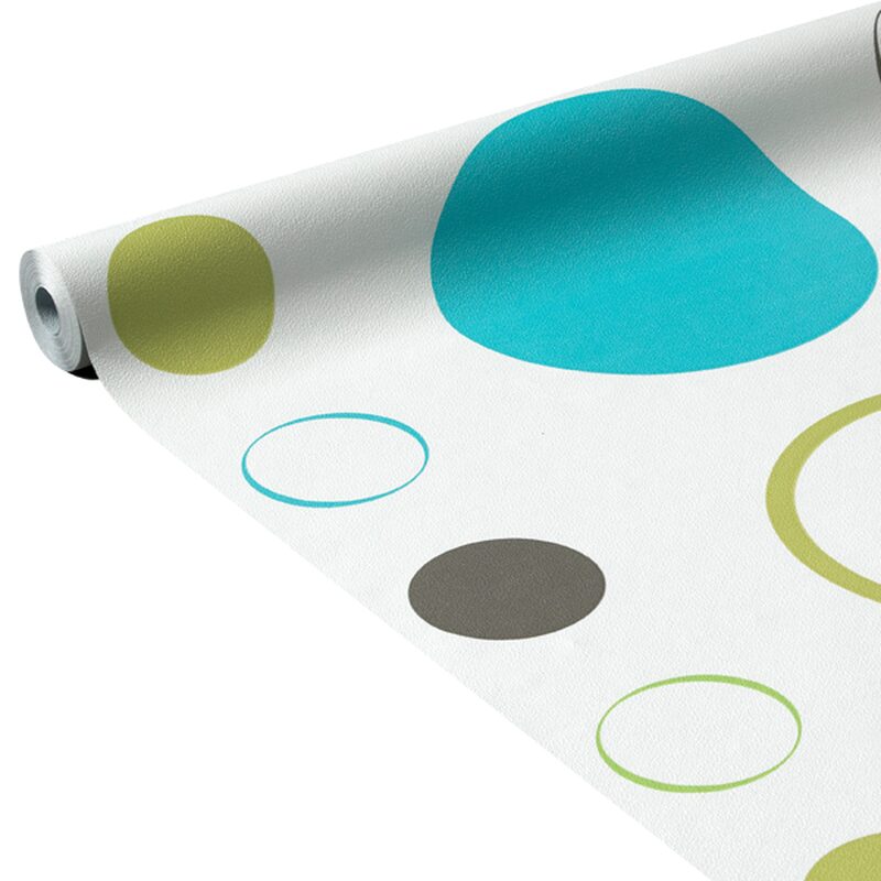Papier peint FUNNY BIG SPOT coloris blanc