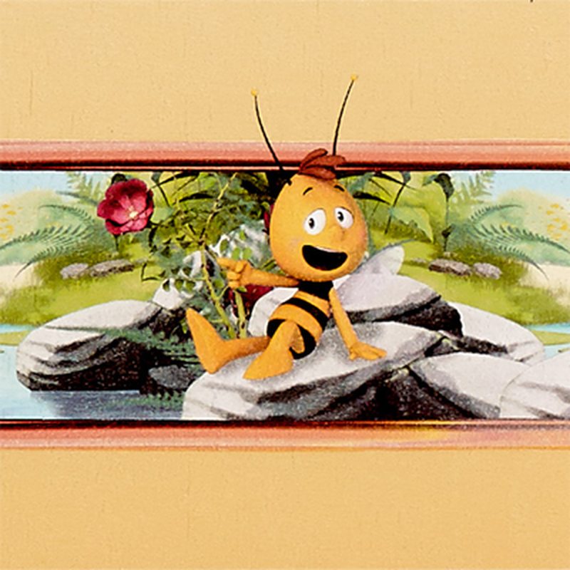 Frise vinyle MAYA L'ABEILLE coloris miel