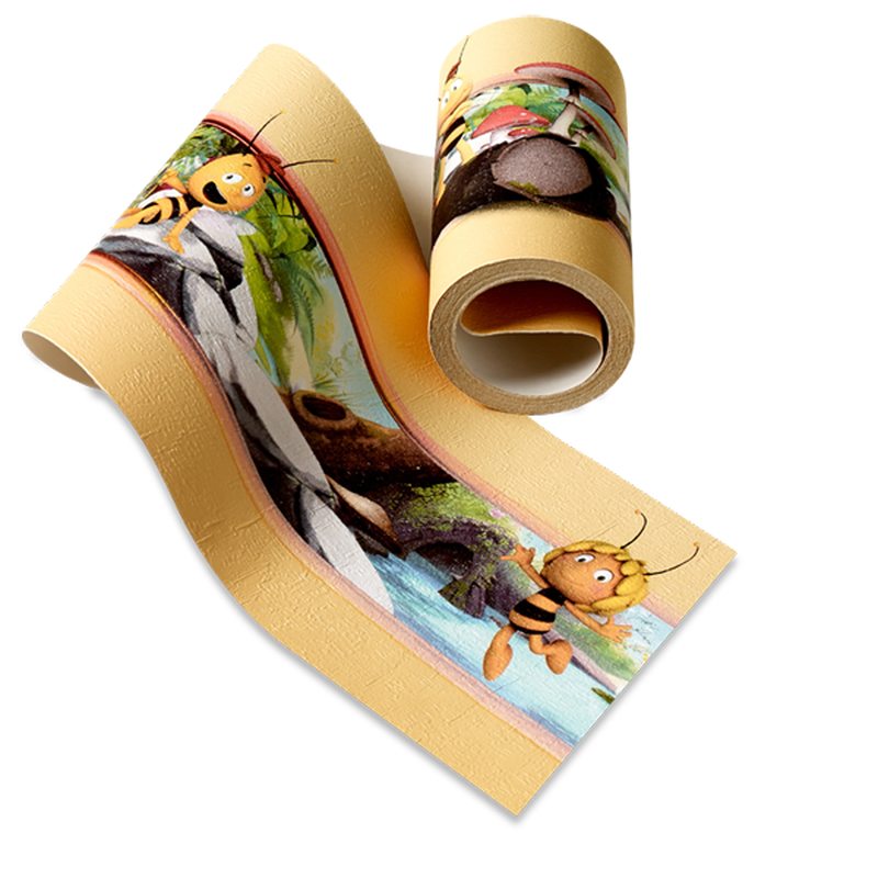 Frise vinyle MAYA L'ABEILLE coloris miel