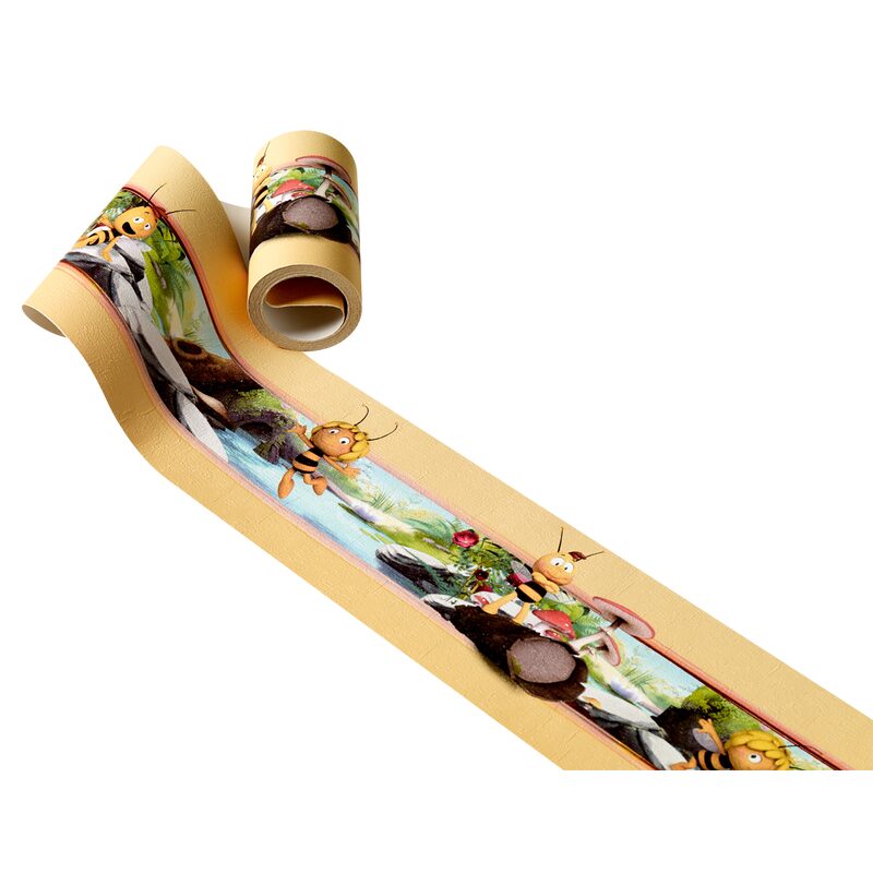 Frise vinyle MAYA L'ABEILLE coloris miel