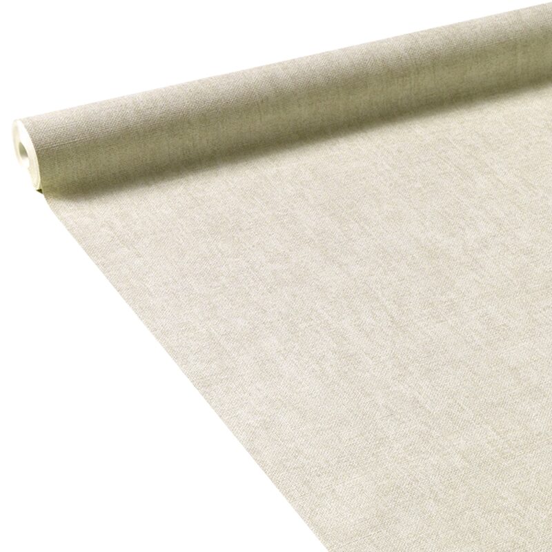 Papier peint intissé LIN coloris sable beige
