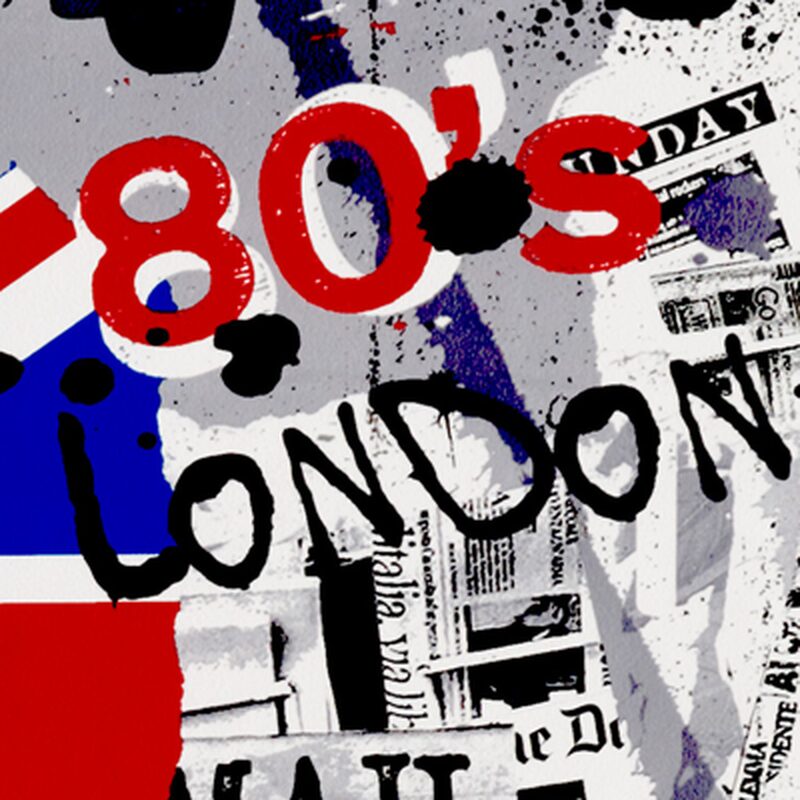 Papier peint LONDON DAILY MAIL coloris gris béton