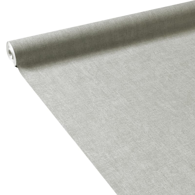 Papier peint intissé LIN coloris gris perle